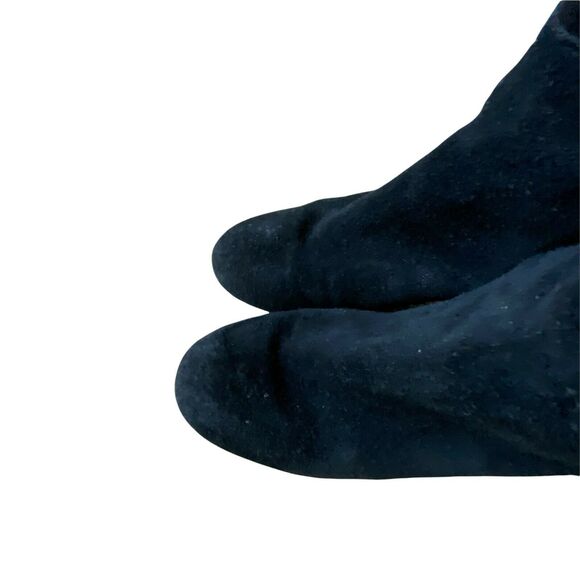 Clarks Knee High Riding Boots Women's Black Suede Round Toe Side Zip size 9 M - Picture 8 of 12